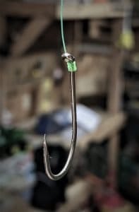 Snell Knot on a baitholder hook