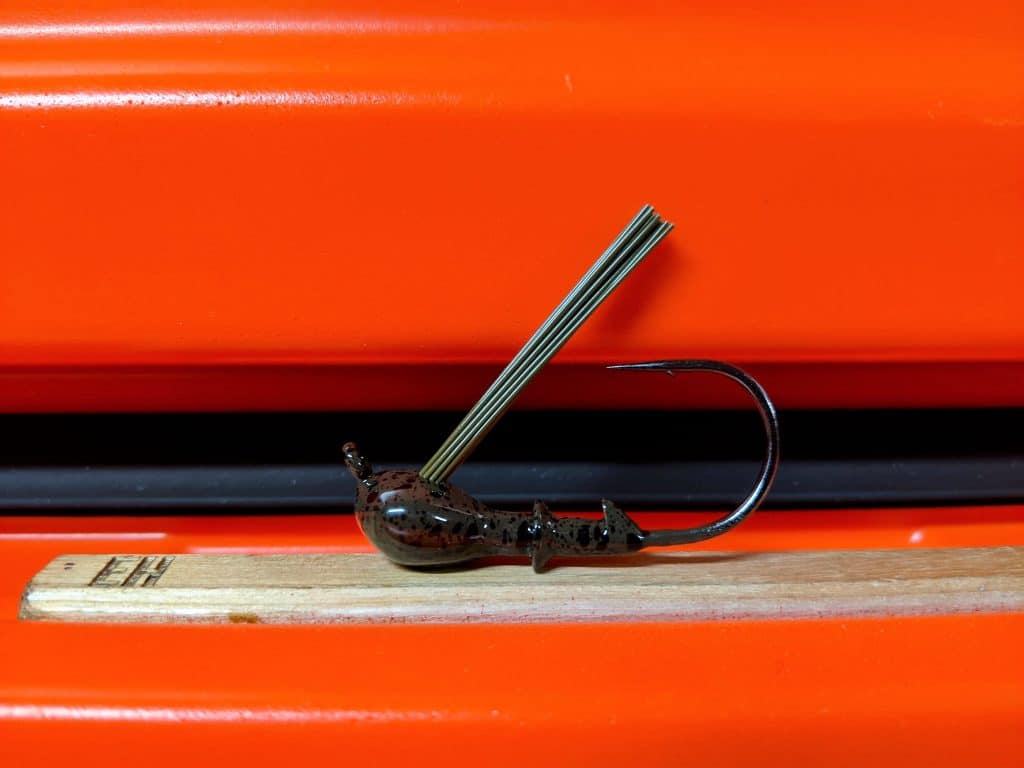 football bass fishing jig from boss outdoors