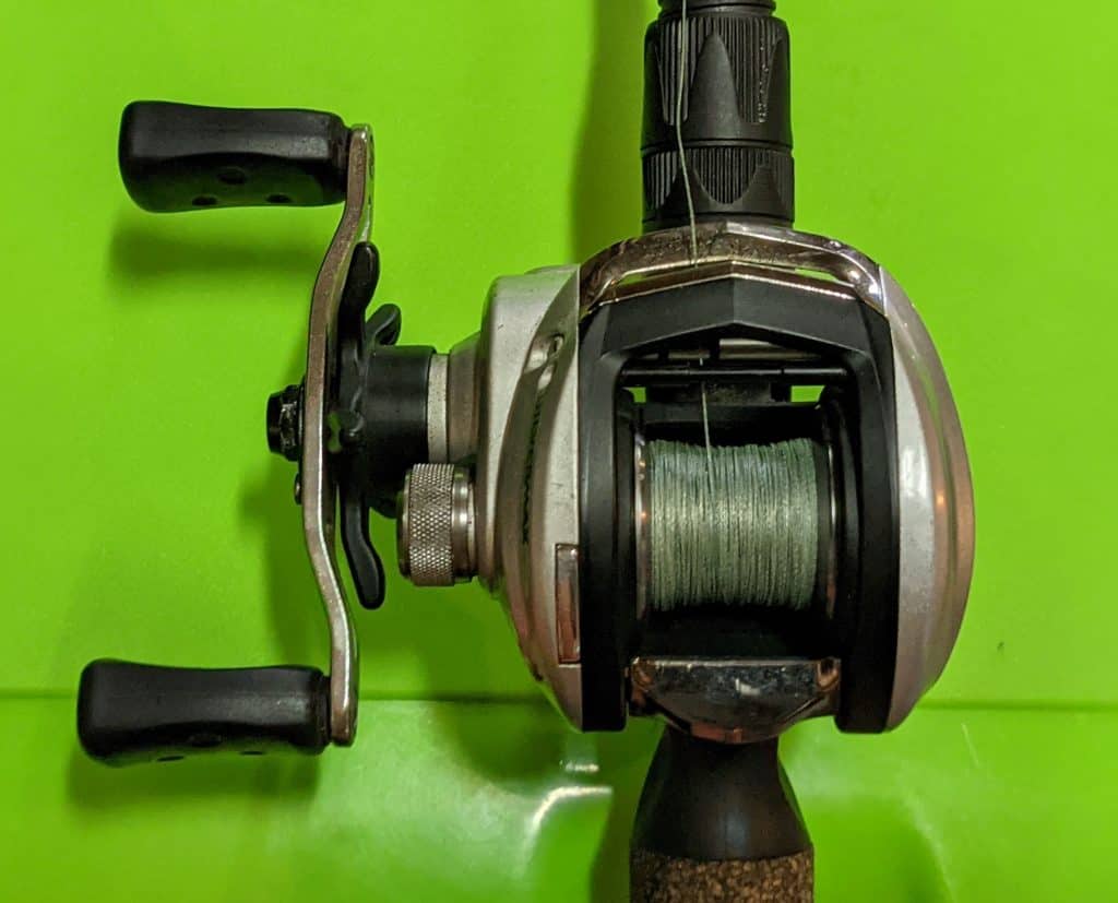 abu garcia silver max low profile baitcast reel
