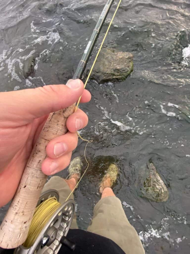 standing in the Mississippi River