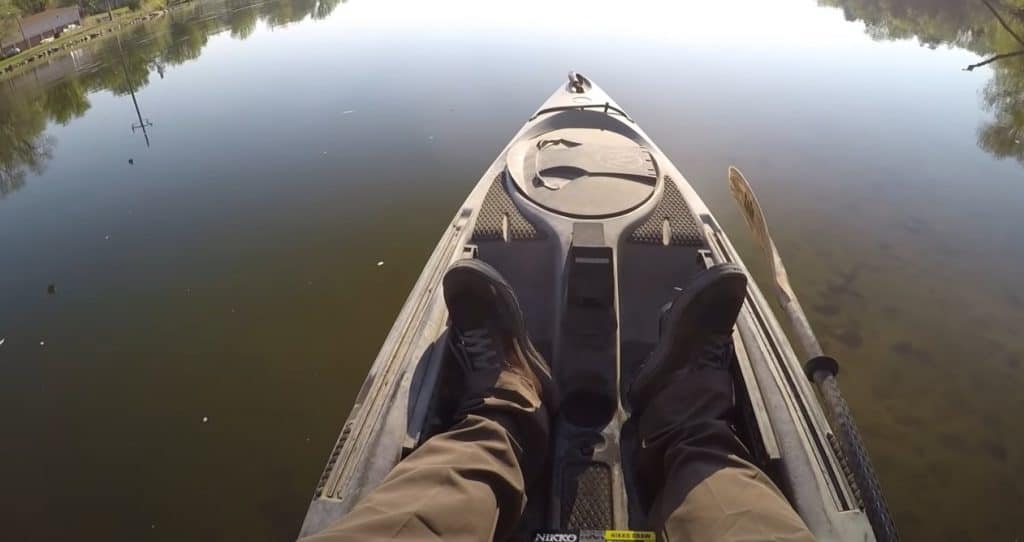 kayak bass fishing with NDYakAngler Matt Nelson