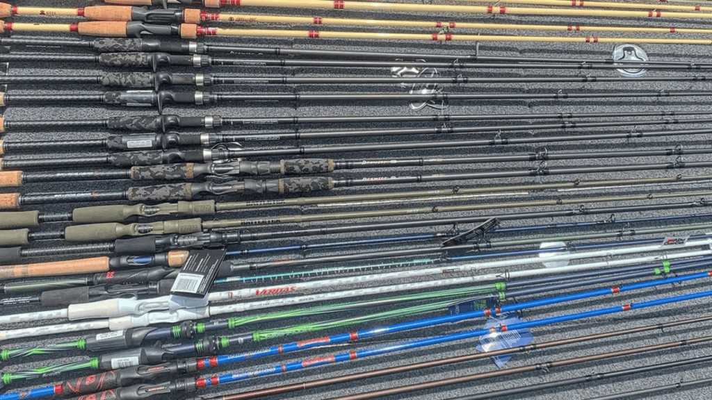 bass fishing rod