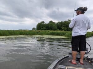 September bass fishing