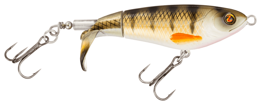 whopper plopper lure review in perch color