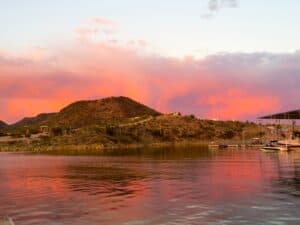best bass fishing lakes in Arizona - Lake Pleasant