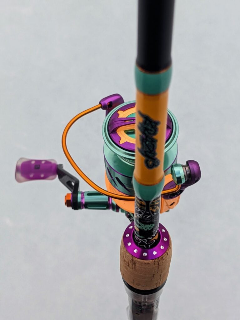profishiency krazy 3 spinning combo 2024 - behind view