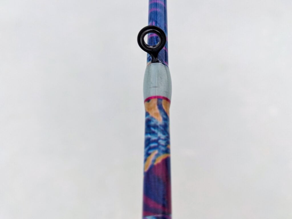 Profishiency Krazy Rizz Baitcast Combo - rod guide view