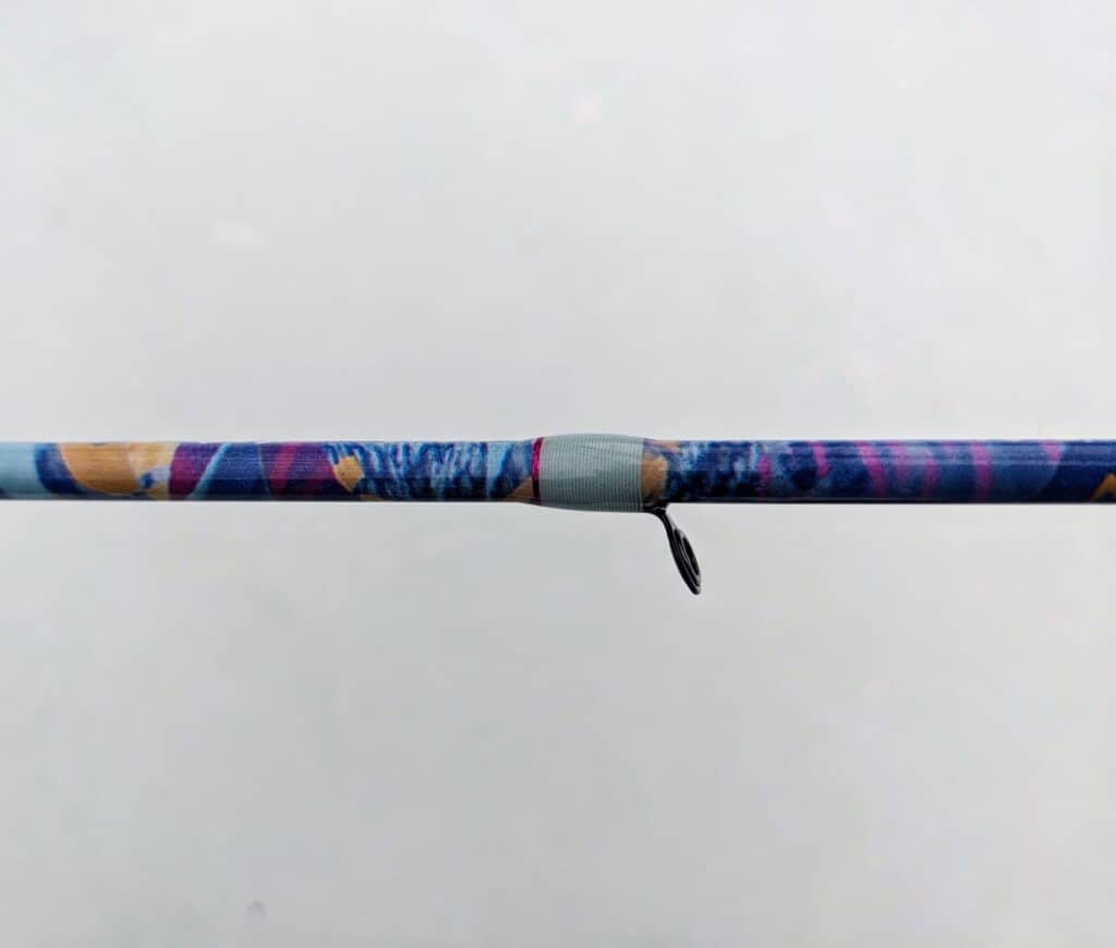 Profishiency Krazy Rizz Baitcast Combo - rod guide side view