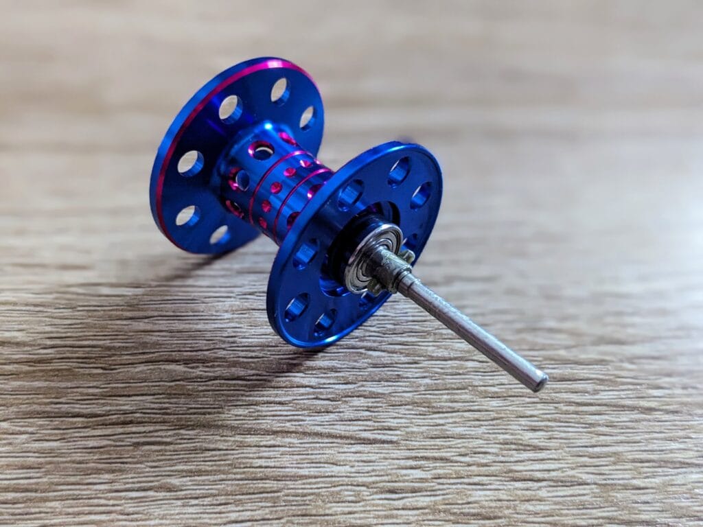 Profishiency Krazy Rizz Baitcast Combo - Reel spool portrait