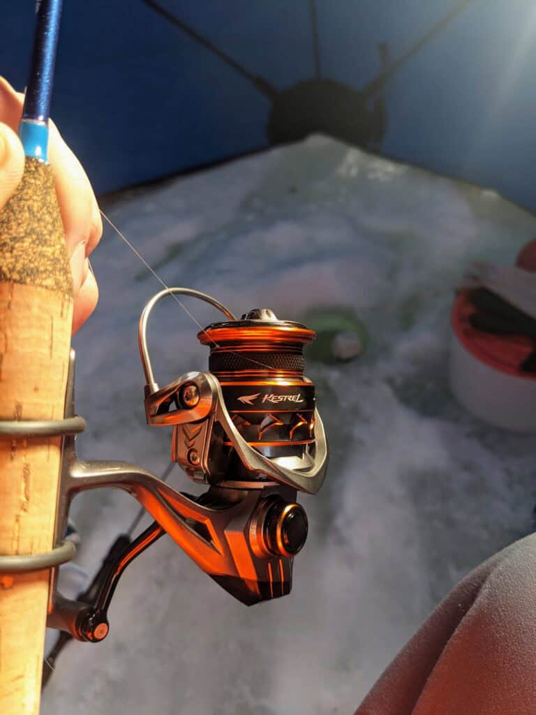 kastking kestrel spinning reel with empty spool