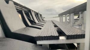 boat trailer bunks made with custom synthetic materials from Gatorbak